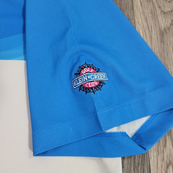 Nike Golf Tour Performance Colorful Geometric Polo - Picture 5 of 9